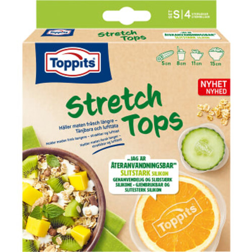 Stretch Tops S/M 4-p Toppits
