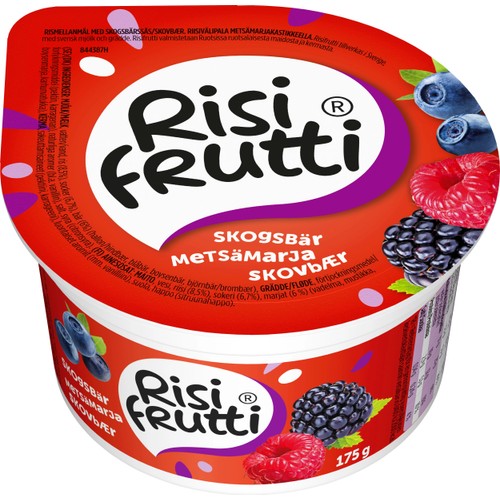 Mellanmål Skogsbär 175g Risifrutti