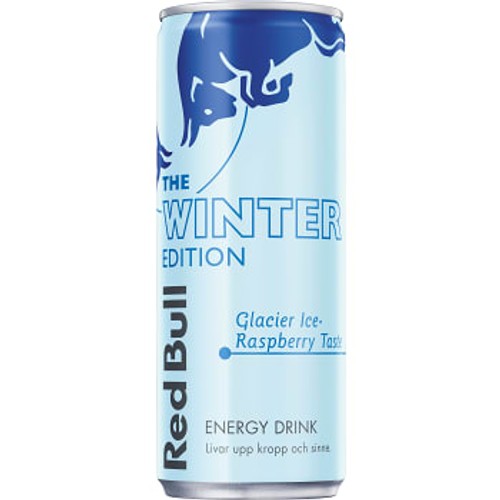 Energidryck Winter Edition Glacier Ice Raspberry 25cl Red Bull