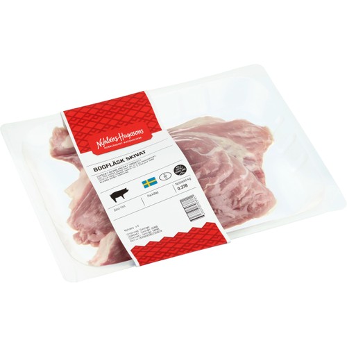 Bogfläsk skivad ca 350g Nyhléns Hugosons