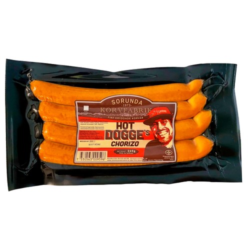 Korv Chorizo 260g Hot Dogges