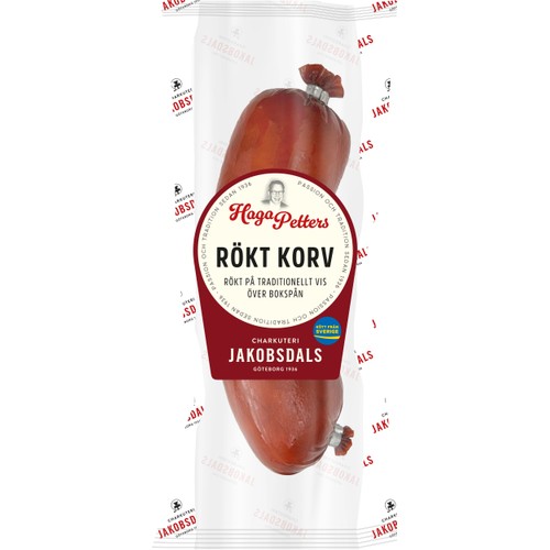 Rökt korv Haga petters i bit 250g Jakobsdals