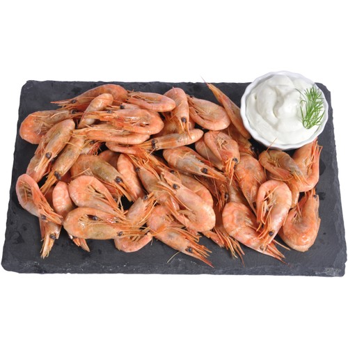 Rökta räkor ca 400g Flygfyren Fisk