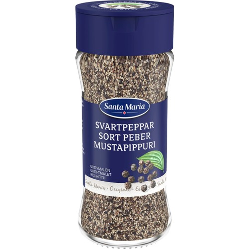 Svartpeppar Grovmalen 59g Santa Maria