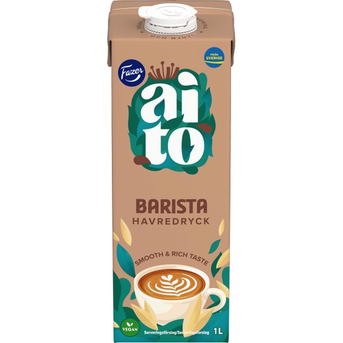 Havredryck Barista 2,8% 1000ml Fazer Aito