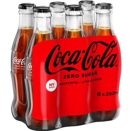 Läsk Coca Cola Zero 25cl 6-p
