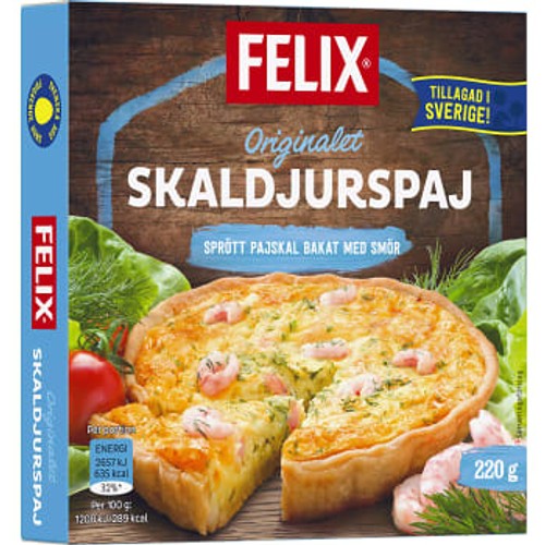 Skaldjurspaj Fryst 220g Felix