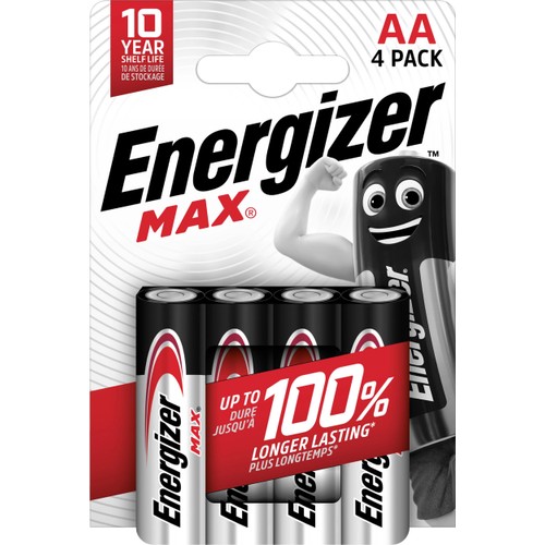 Batteri AA 4-p Energizer Max