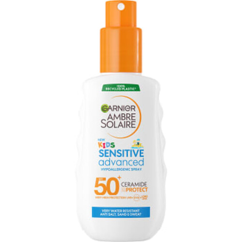 Solskydd Kids Sensitive Advanced Protection Spray SPF50 150ml Ambre Solaire