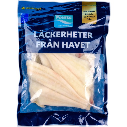 Rödspättafilé Fryst 500g Feldt's