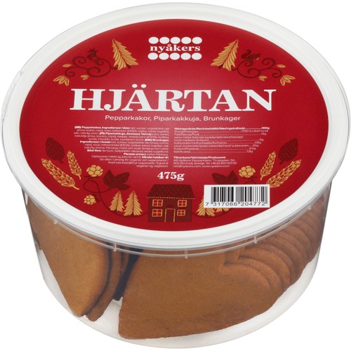 Stora hjärtan Pepparkakor 475g Nyåkers