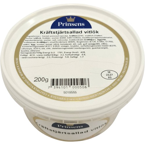 Kräftstjärtsallad Vitlök 200g