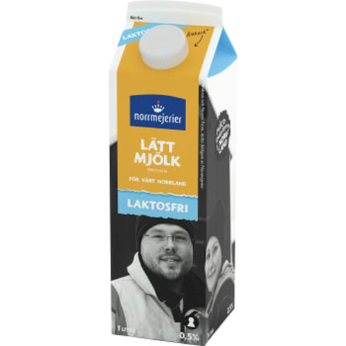 Lättmjölkdrycken Laktosfri 0,5% 1l Norrmejerier