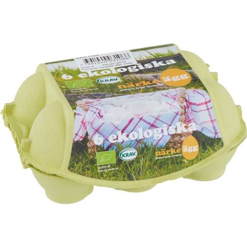 Ägg M/L 6-p KRAV Närke ägg