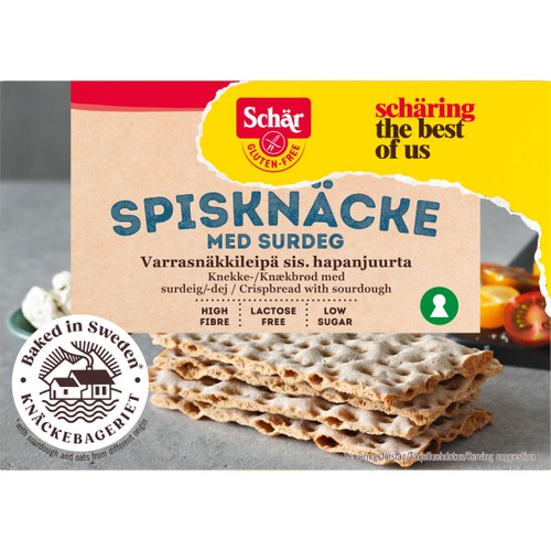 Spisknäcke surdeg G.fri 130g Schär