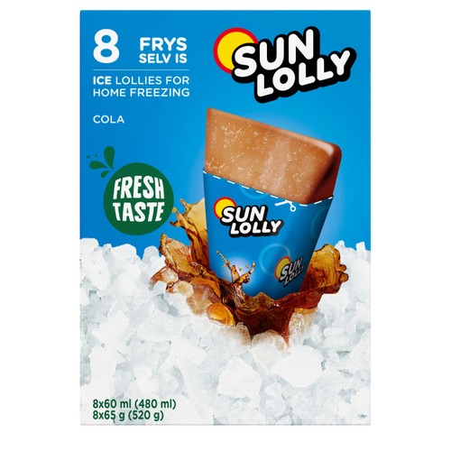 Isglass Cola Ej fryst 8-p 480ml Sun Lolly