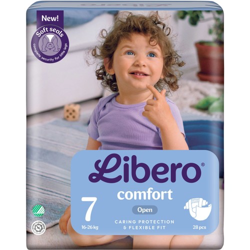 Blöjor Comfort Strl 7 16-26kg 28-p  Libero