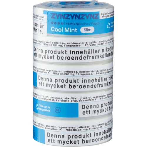 Zyn Cool Mint Slim S4 5xStock