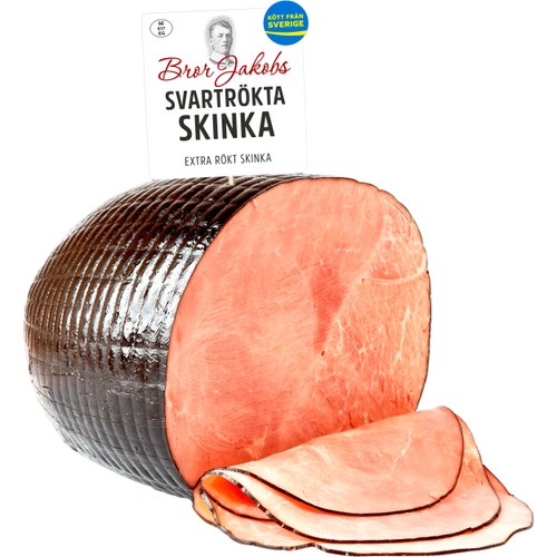 Bror Jakobs Svartrökta Skinka ca 15g Jakobsdals