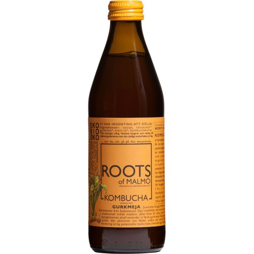 Kombucha Gurkmeja 330ml Roots of Malmö