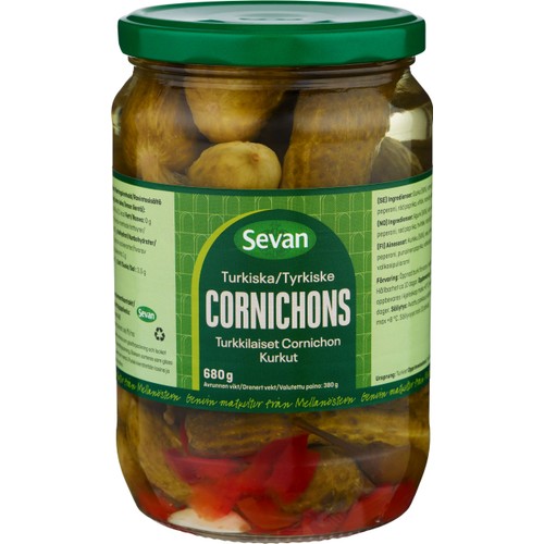 Cornichons 680g Sevan