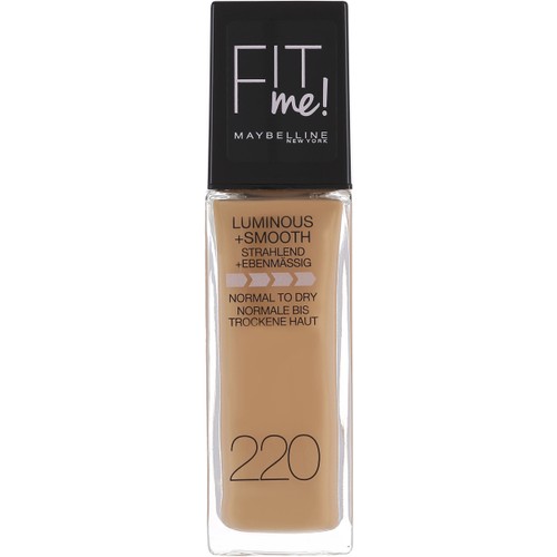 Foundation Fit Me Luminous + Smooth Natural Beige 220 30ml Maybelline