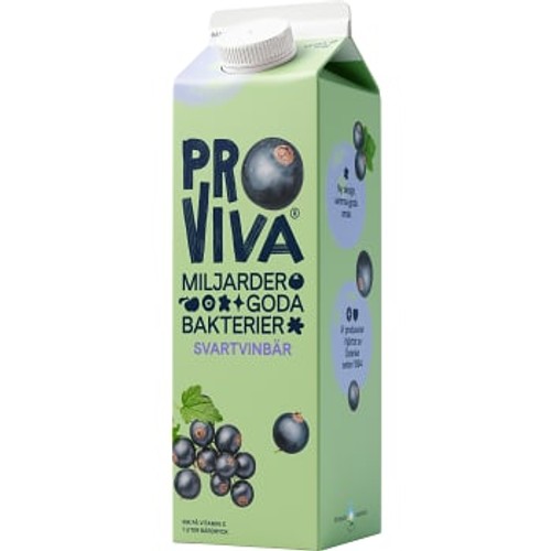 Fruktdryck Svart vinbär 1l Proviva