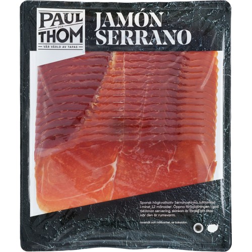 Skinka Serrano Skivad 300g PAUL och THOM
