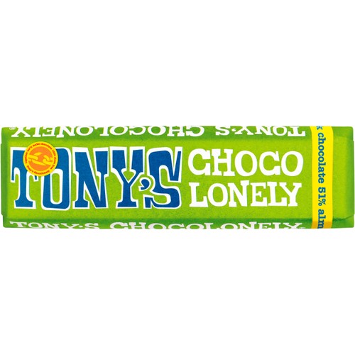 Chokladkaka Mandel Choco lonely 47g Tony's