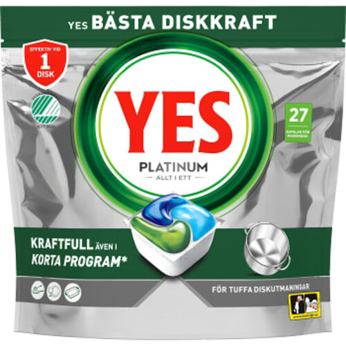 Maskindisk Platinum Disk 27 Styck YES