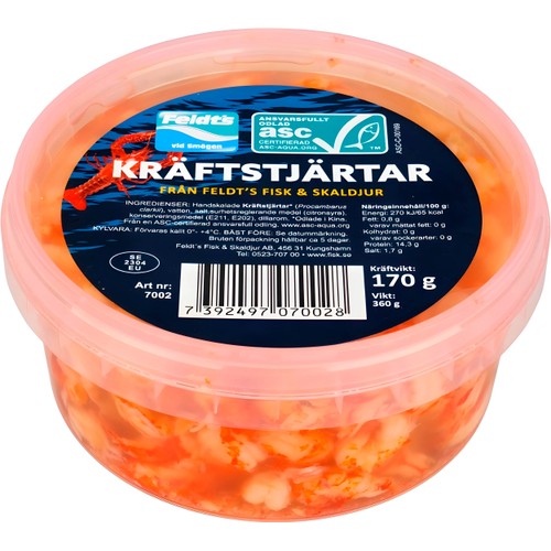 Kräftstjärtar I Lake 170g Feldt's