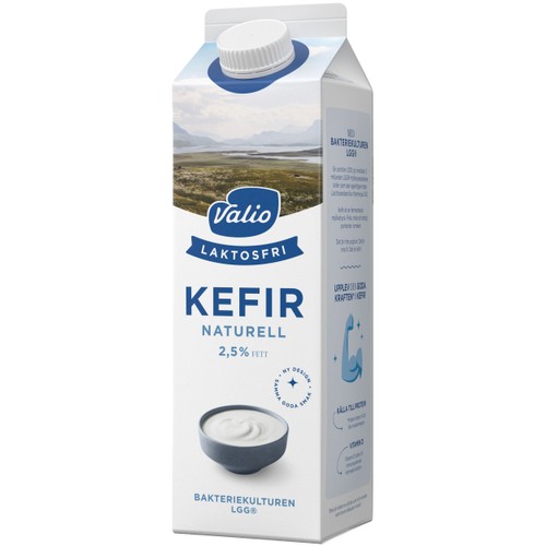 Kefir Naturell Laktosfri 2,5% 1000g Valio