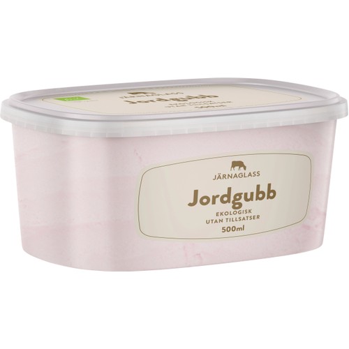 Glass Jordgubb Eko 500ml Järnaglass