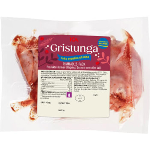 Gristunga rimmad ca 450g ICA