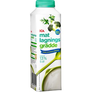Matlagningsgrädde 13% 5dl ICA