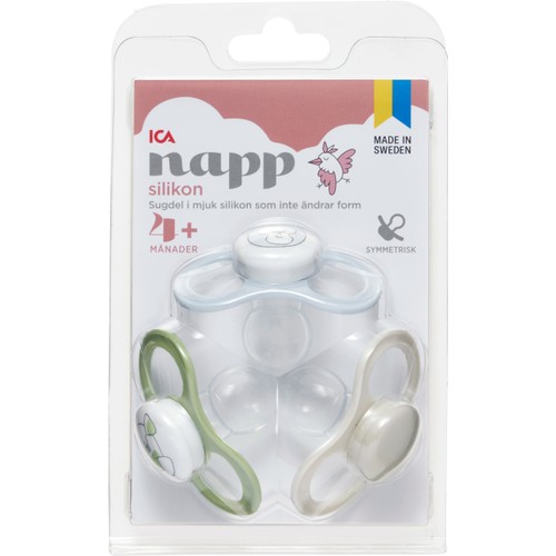 Napp Silikon Hund 4mån+ 3-p ICA