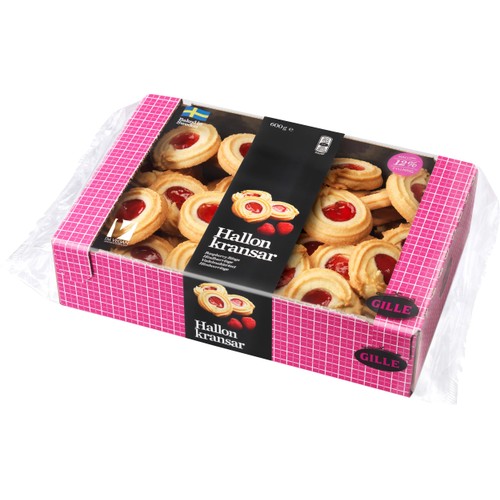 Hallonkransar 600g Gille