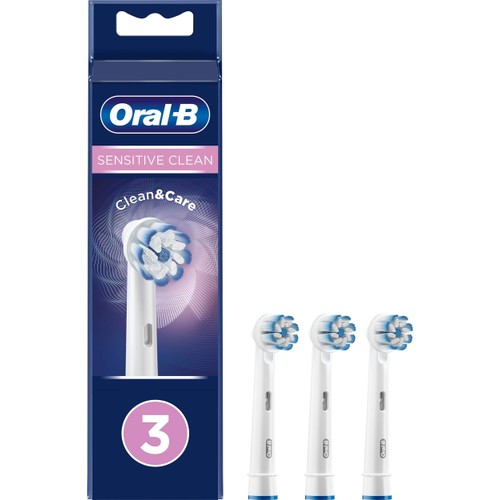Tandborsthuvud Refill Sensitive Clean&Care 3-p Oral-B