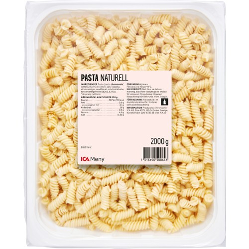 Pasta naturell 2kg ICA Meny