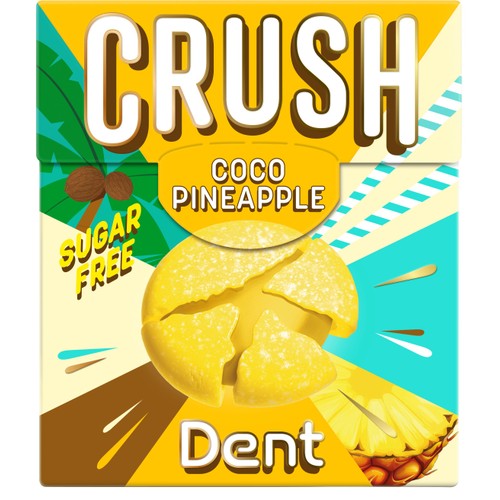 Pastillask Crush Coco Pineapple 25g Dent
