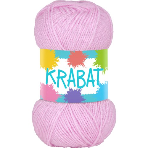 Garn Krabat 279 Rosa 50g Falkgarn