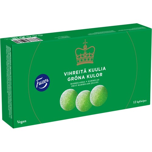 Gröna kulor 260g Fazer