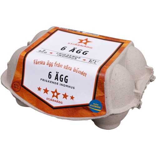 Hushållsägg 6-p Stjärnägg