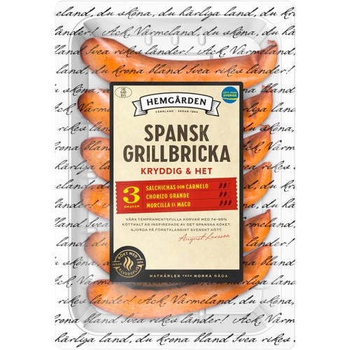 Grillbricka Spansk 480g Hemgården