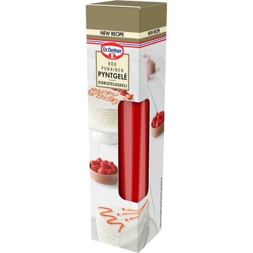 Pyntgelé röd 50g Dr. Oetker