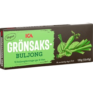 Grönsaksbuljong Tärning 12-p 132g ICA