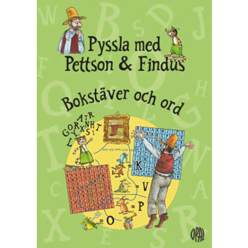 Bokstäver och ord Pettson pyssel