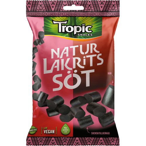 Naturlakrits Söt 150g Tropic Snacks