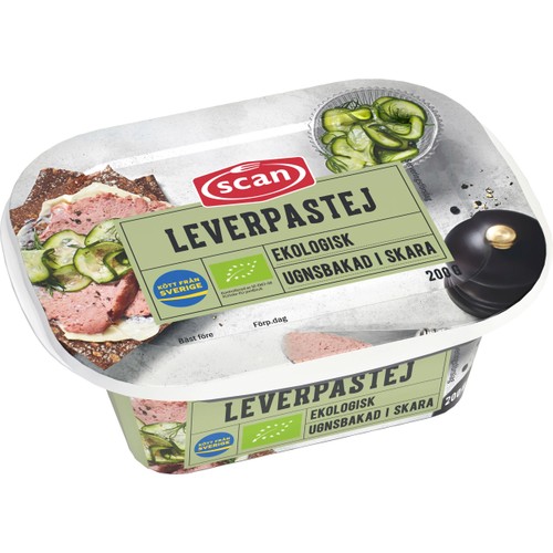Leverpastej Ugnsbakad Ekologisk 200g  Scan