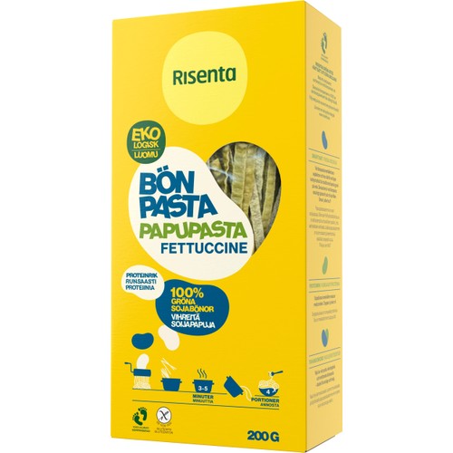 Bönpasta Fettuccine Ekologisk 200g Risenta